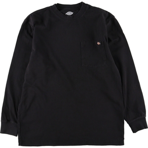 古着 ディッキーズ Dickies 無地ポケットロングTシャツ ロンT メンズM /eaa358488