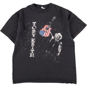 古着 デルタ DELTA TOBY KEITH トビーキース バンドTシャツ バンT USA製 メンズXL /eaa359910