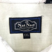 古着 Nat Nast リーフ柄 ハワイアンアロハシャツ メンズXXL /eaa359460_画像3