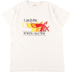 古着 80年代 ヘインズ Hanes WWFX プリントTシャツ USA製 メンズL ヴィンテージ /eaa359870