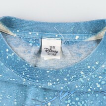 古着 90年代 THE DISNEY STORE ライオンキング ムファサ シンバ 大判プリント キャラクタープリントTシャツ USA製 メンズXL /evb002156_画像4