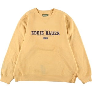 古着 エディーバウアー Eddie Bauer ロゴスウェット トレーナー メンズXL /eaa361377