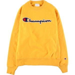 古着 チャンピオン Champion REVERSE WEAVE リバースウィーブ ロゴスウェット トレーナー メンズL /eaa364515