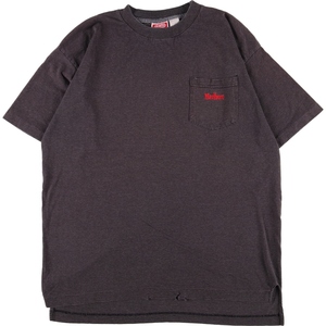 古着 90年代 Marlboro マルボロ 刺? ボーダー柄 アドバタイジングTシャツ メンズXL /eaa364535