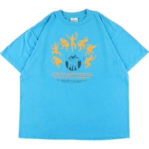 古着 80年代 ONEITA プリントTシャツ USA製 メンズXL ヴィンテージ /eaa363464