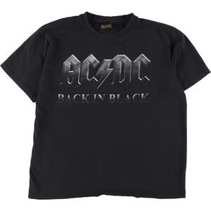 古着 AC/DC エーシーディーシー バンドTシャツ バンT メンズL /eaa316862 【SS2309】