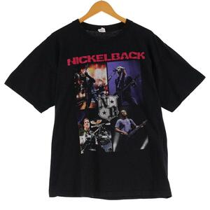 古着 anvil NICKELBACK ニッケルバック 両面プリント バンドTシャツ バンT メンズXL /eaa317089 【SS2309】