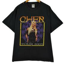 古着 デルタ DELTA CHER シェール バンドTシャツ バンT メンズL /eaa317506 【SS2309】_画像1