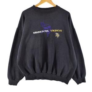 古着 LOGOATHLETIC NFL MINNESOTA VIKINGS ミネソタバイキングス スウェットシャツ トレーナー メンズXL /eaa300245 【SS2309】