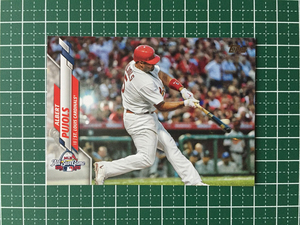 ★TOPPS MLB 2020 UPDATE SERIES #U-267 ALBERT PUJOLS［ST. LOUIS CARDINALS］ベースカード「AS」20★