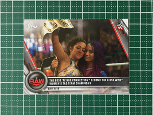 ★TOPPS WWE 2020 WOMEN'S DIVISION #11 THE BOSS 'N' HUG CONNECTION BECOME THE FIRST WWE WOMEN'S TAG TEAM CHAMPIONS★