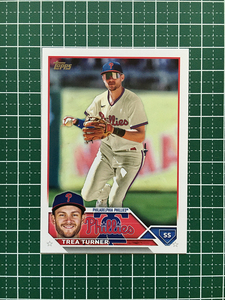 ★TOPPS MLB 2023 SERIES 2 #475 TREA TURNER［PHILADELPHIA PHILLIES］ベースカード「BASE」★