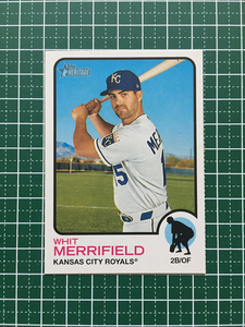 ★TOPPS MLB 2022 HERITAGE #89 WHIT MERRIFIELD［KANSAS CITY ROYALS］ベースカード「BASE」★