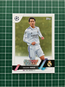 ★TOPPS 2022-23 UEFA CLUB COMPETITIONS #131 中井卓大／TAKUHIRO NAKAI［REAL MADRID C.F.］ベースカード「FUTURE STARS」★