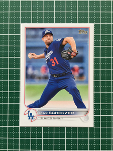 ★TOPPS MLB 2022 SERIES 1 #310 MAX SCHERZER［LOS ANGELES DODGERS］ベースカード「BASE」★