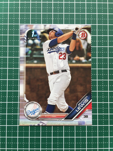 ★TOPPS MLB 2019 BOWMAN DRAFT #BD-40 BRANDON LEWIS［LOS ANGELES DODGERS］ベースカード 1st 19★