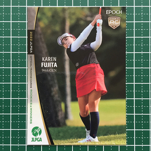 ★EPOCH 2022 JLPGA 女子ゴルフ ROOKIES & WINNERS #56 藤田かれん レギュラーカード ルーキー「RC」★の画像1