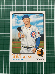 ★TOPPS MLB 2022 HERITAGE #46 WILLSON CONTRERAS［CHICAGO CUBS］ベースカード「BASE」★