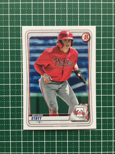 ★TOPPS MLB 2020 BOWMAN #BP-68 BRYSON STOTT［PHILADELPHIA PHILLIES］ベースカード PROSPECTS プロスペクト 20★