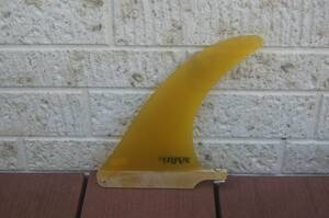 [sAfiri] PF-1708 Glass Flex Center fin 6inch Yellow 新品