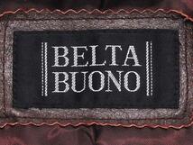 即決★BELTA BUONO★メンズS レザーテーラードジャケット ベルタボーノ 赤 レッド 本革 ビジネス 本皮 スーツ 革ジャン アウター 背広_画像5