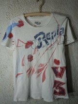 to6727　REPLAY　リプレイ　半袖　tシャツ　ペイント　デザイン　人気　送料格安_画像1