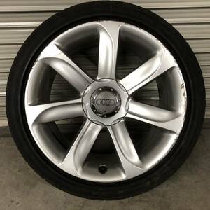 0468 Audi アウディ TT 8J 純正ホイール バリ山 タイヤセット 9Jx18インチ PCD112 245/40R18