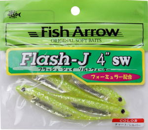  fish Arrow flash J 4~ SW salt water /#102: chart / silver akou* long sword fish salt lure mail service OK