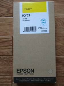 EPSON エプソン 純正インク ICY63 イエロー PX-H6000 期限切れ ジャンク品