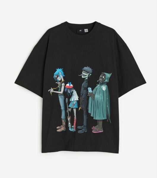 H&M× Gorillaz オーバーバンドTシャツ