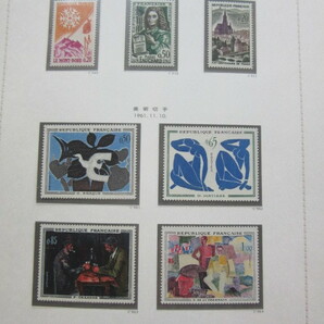 「VOSTOK大型アルバム フランス切手コレクションその2 」約51リーフ 1945〜1959年郵趣サービス社 の画像9