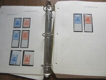 1960年発行WORLD REFUGEE 世界各国の難民の日を描いた切手とエンタイアを収納した大型アルバム約53リーフ 　1/2 _画像2
