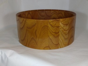 solid zelkova stave snare shell 14*6