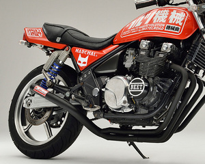 ワルツ機械　マフラー　ゼファー４００　ブラック　インナー/ χ　パステルロード アウター 機械曲げ カイ ZR400C ZR400G Z400GP Z400FX