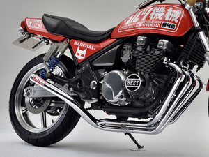 ワルツ機械　マフラー　ゼファー４００　メッキ　インナー/ χ　パステルロード アウター 機械曲げ カイ ZR400C ZR400G Z400GP Z400FX