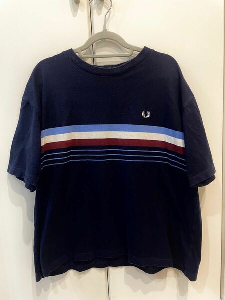 【フレッドペリー/FRED PERRY】半袖シャツ xsサイズ ネイビー