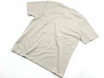 新品 CAL O LINE 【一枚で様なる!】 日本製 Vガゼット SOLID COLOR T-SHIRT 半袖 Tシャツ グレージュ M サンドベージュ ★352439 キャルオ_画像3