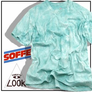 新品 THRIFTY LOOK × SOFFE【UPCYCLE アップサイクル】Tシャツ 2XL ビッグサイズ ★342617 タイダイ