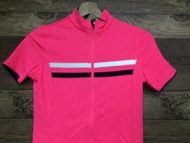 FP536 ラファ Rapha WOMENS SHORT SLEEVE BREVET JERSEY 半袖 サイクルジャージ XS ピンク レディース_画像3