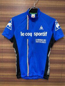 HB963 ルコックスポルティフ le coq sportif 半袖サイクルジャージ 青 SS