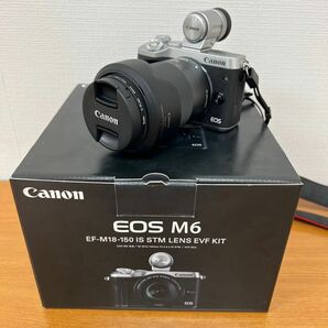 EOS M6 EF-18-150 IS STMレンズEVFキット［限定販売］シルバー