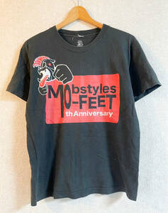 MOBSTYLES (モブスタイルス) 　Tシャツ　10-FEET　10th Anniversary　ロック　バンド　ストリート　ブラック　Sサイズ
