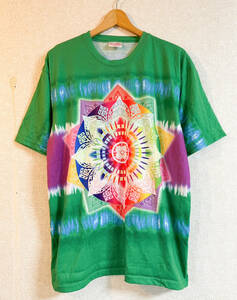 ももいろクローバーZ　半袖　Tシャツ　「ももいろクローバーZ JAPAN TOUR 2013 “GOUNN”」　グリーン