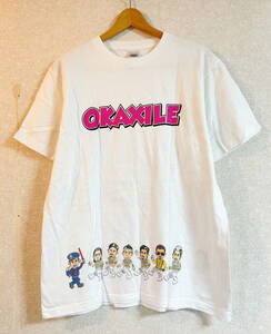 めちゃイケ OKAXILE 2012 SUMMER Tシャツ　岡村隆史 EXILE オカザイル　ホワイト　Lサイズ