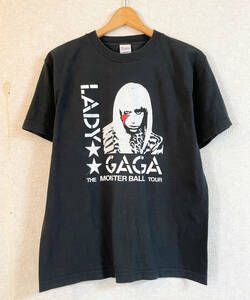 Lady Gaga | レディー・ガガ　Tシャツ　The Monster Ball Tour ブラック　Mサイズ