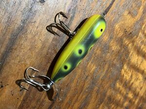 ヘドン ダイリツ　横割れ　マグナムトーピード F フロッグ HEDDON スイッシャー