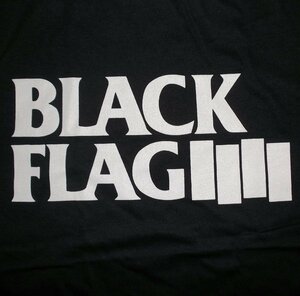 ★ブラック フラッグ Tシャツ Black Flag LOGO 黒 L 正規品 ハードコア パンク sst ushc punk