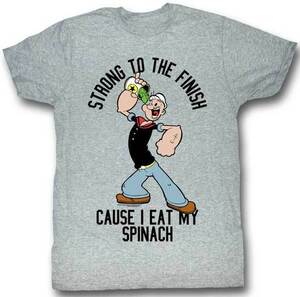 ★ポパイ Tシャツ POPEYE STRONG - S 正規品 brutas olieve ramones