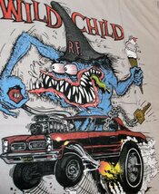 ★ラット フィンク Tシャツ RAT FINK Wild Child - M! 新品,US正規品 ワイルド チャイルド chevrolet gto gmc nova_画像3