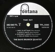 即決●欧州高音質UK完オリMono完品Dave Brubeck / Time Outワンホーン大名盤Paul Desmond,Eugene Wright,Joe Morello_画像2